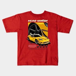 Corvette C6 Racing Heritage Kids T-Shirt